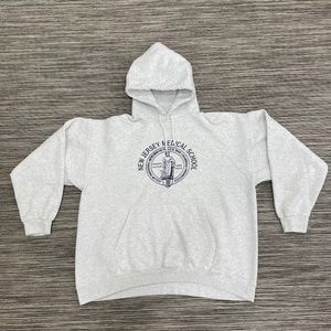 Vintage 90's Hanes Ultimate Cotton Gray Hoodie